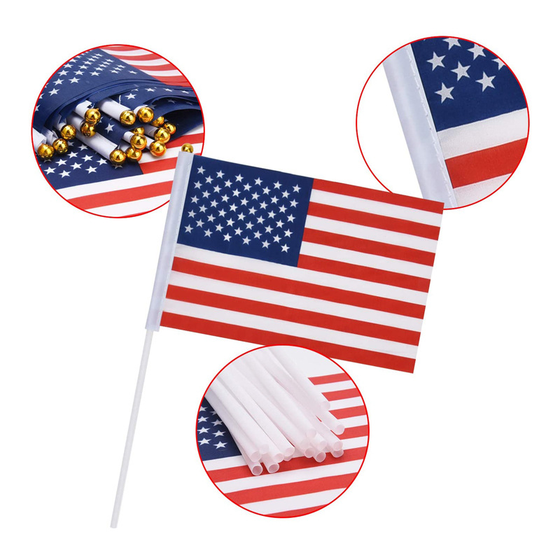 Custom Mini Handheld Stick Flag